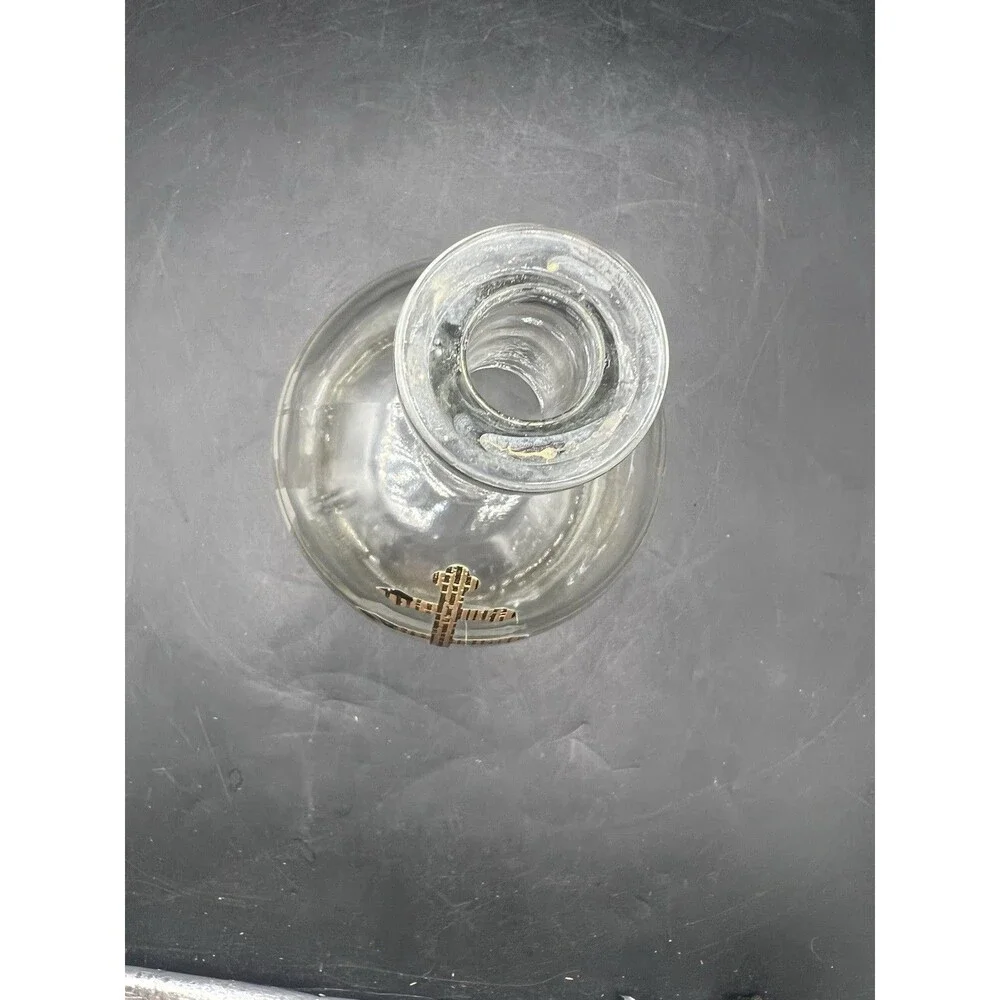 D’USSE VSOP Cognac Empty 750mL Embossed Glass Bottle w/ Original Cork Stopper